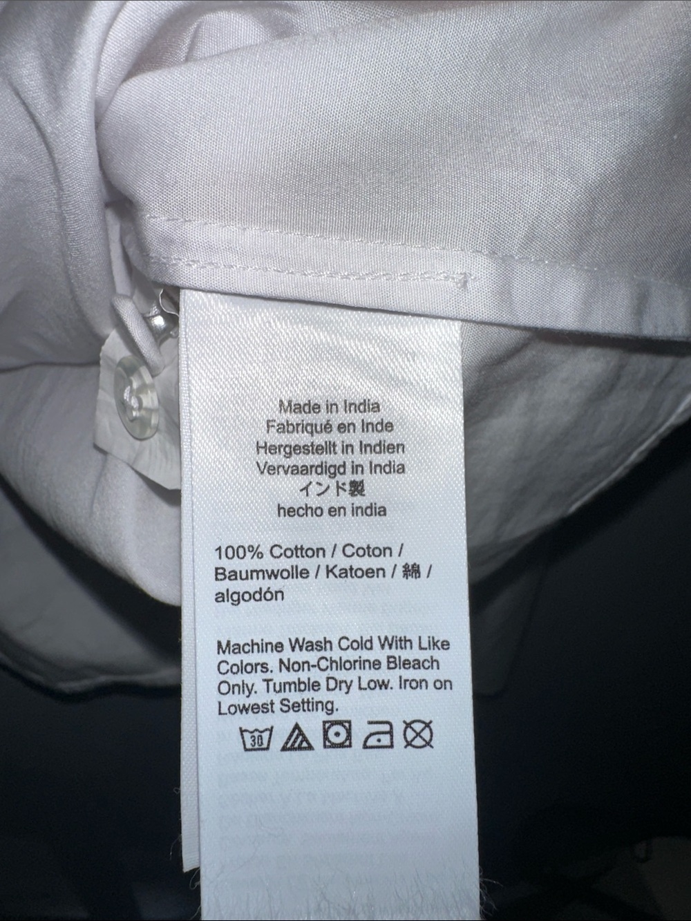 Madewell NWT tie neck button front Top white womens size XS Brand - Picture 13 of 16